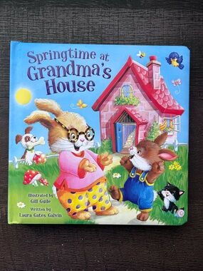 Springtime at Grandma's House Illustrated Children's Board Book